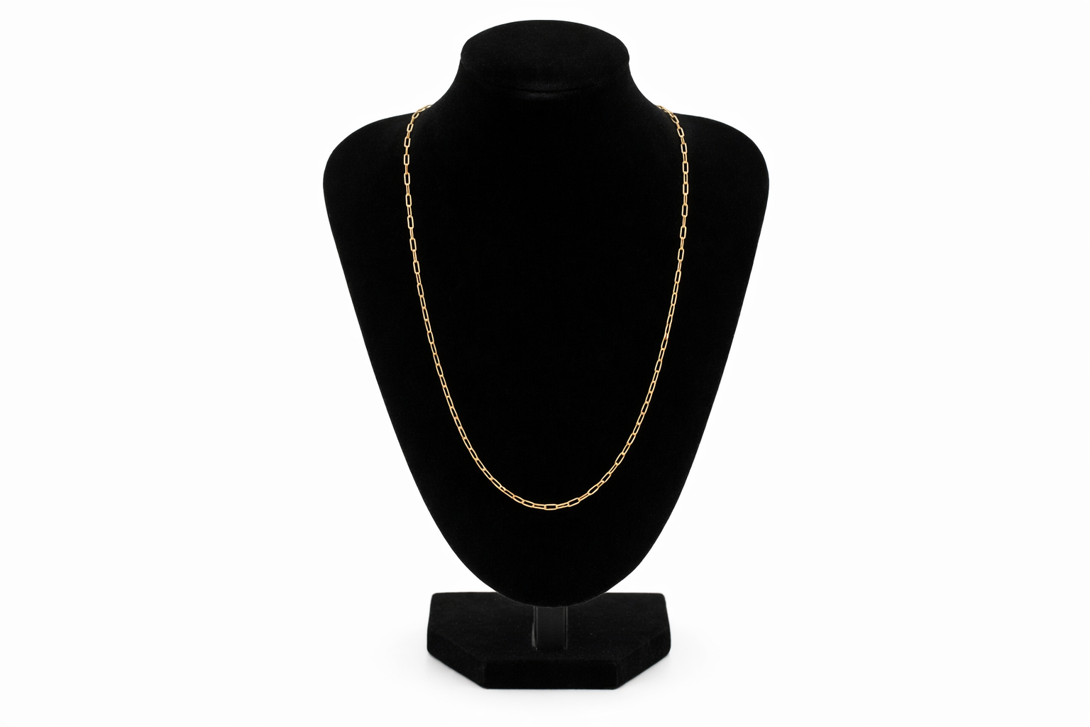 Cadena Paperclip en Oro 10K – 20"