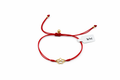 14K Gold Heart & Infinity Red String Bracelet
